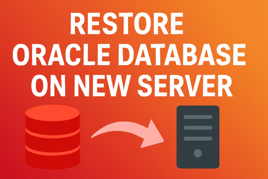 Restore old oracle database on new server using old oracle database data